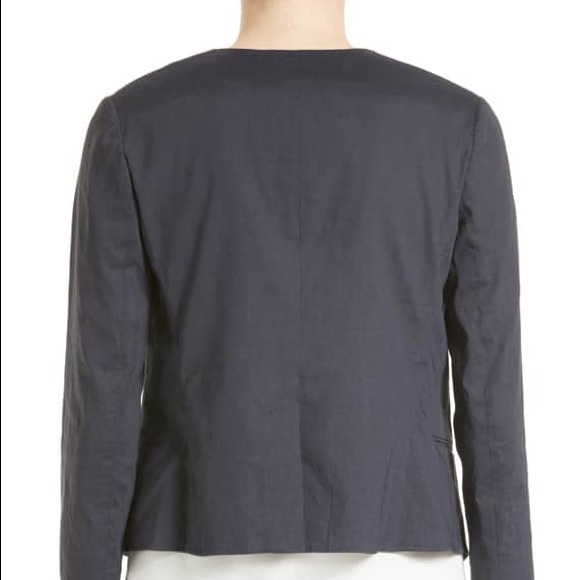 Theory Benefield crunch linen blazer size 2 - Picture 5 of 8